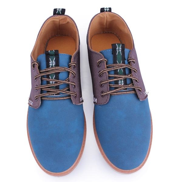 Mens style européen casual chaussures en daim de point& 